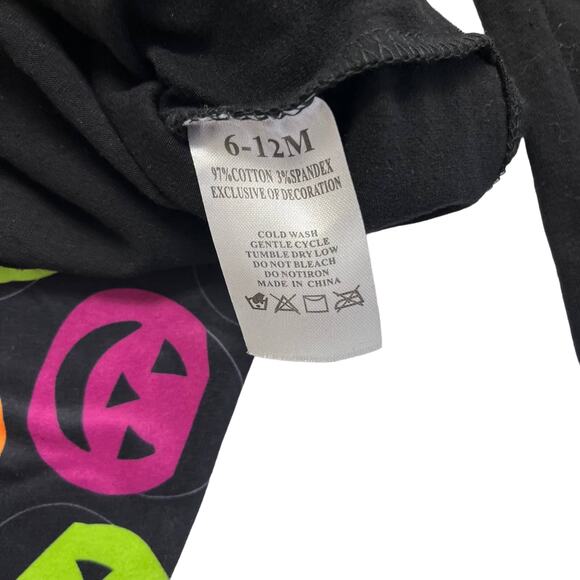 NWT Pete + Lucy Girls Multicolor Pumpkin Top / Legging Set 6-12m - Picture 4 of 5